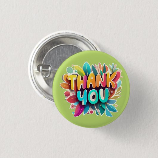 Vielen Dank Button (Vorne & Hinten)