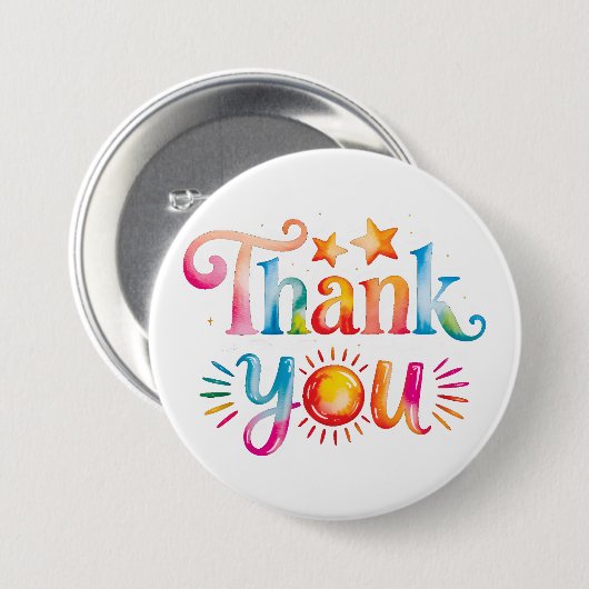 Vielen Dank Button (Vorne & Hinten)