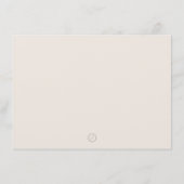 Vielen Dank Card Einfache moderne Blume Dankeskarte (Rückseite)