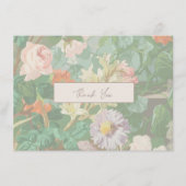 Vielen Dank Card Einfache moderne Blume Dankeskarte (Vorderseite)