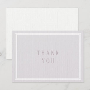 Vielen Dank Card Lila Lavender Traditional Dankeskarte
