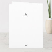 Vielen Dank Card- Lion und Elefant Dankeskarte (Rückseite)