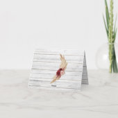 Vielen Dank Card Pampas Grass Wedding Bridal Dankeskarte (Rückseite)