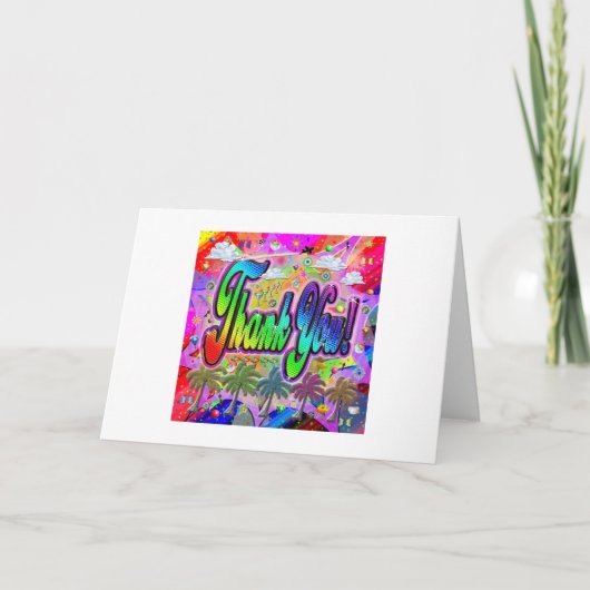 Vielen Dank, Card Vista Express Dankeskarte (Vorderseite)