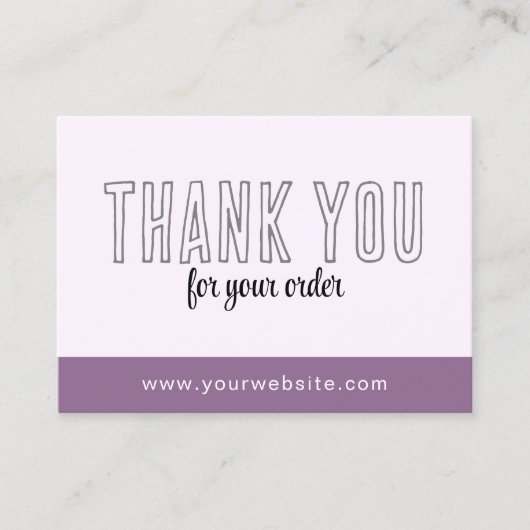 Vielen Dank, Cards QR-Logo Minimalistisch Business Visitenkarte (Vorderseite)