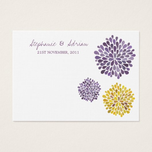 Vielen Dank Cards Watercolor Dahlia Blume (Vorderseite)