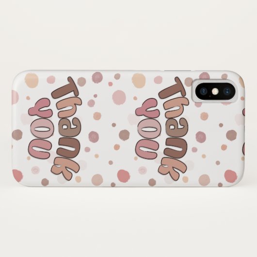 Vielen Dank Case-Mate iPhone Hülle (Rückseite (Horizontal))