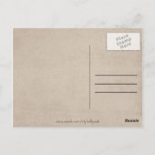 Vielen Dank, Chalk Typografy Postcard Postkarte (Rückseite)