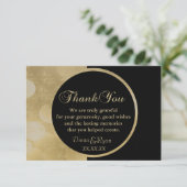 Vielen Dank Champagne Cards Dankeskarte (Stehend Vorderseite)