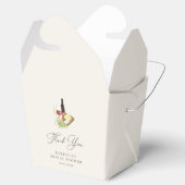 Vielen Dank Charcuterie Wein & Käse Brautparty Geschenkschachtel (Geöffnet)