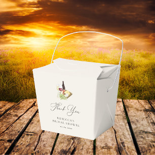 Vielen Dank Charcuterie Wein & Käse Brautparty Geschenkschachtel