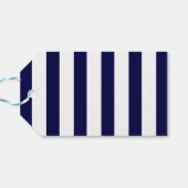 Vielen Dank - Chic Navy Blue Gastgeschenk Hochzeit Geschenkanhänger (Rückseite Horizontal)