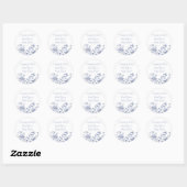 Vielen Dank Chinoiserie Brautparty Sticker (Blatt)