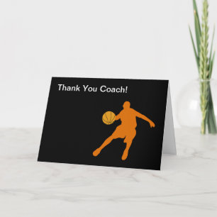 Vielen Dank Coach Basketball Cards Dankeskarte