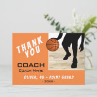 Vielen Dank Coach Basketball Player Silhouette Car