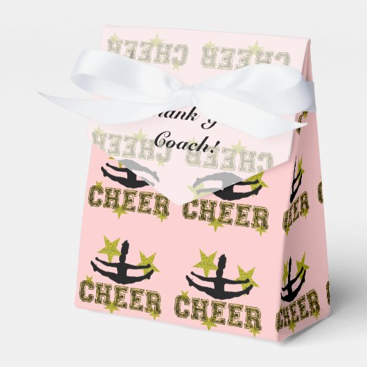 Vielen Dank Coach Cheerleader Design Gefallen Box Geschenkschachtel (Vorderseite)