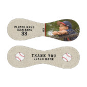 Vielen Dank Coach Rustic Team Name Number Foto Baseball (Paneele)