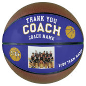 Vielen Dank Coach Team Foto Basketball (Vorderseite)
