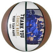 Vielen Dank Coach Team Name Foto Basketball (Vertikal)