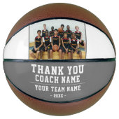Vielen Dank Coach Team Name Foto Basketball (Vorderseite)