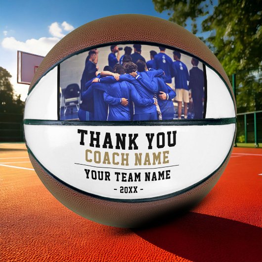 Vielen Dank Coach Team Name Foto Basketball
