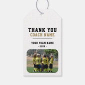Vielen Dank Coach Team Name Foto Geschenkanhänger (Rückseite)