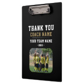 Vielen Dank Coach Team Name Foto Klemmbrett (Links)