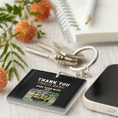 Vielen Dank Coach Team Name Foto Schlüsselanhänger (Vorderseite rechts)