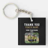 Vielen Dank Coach Team Name Foto Schlüsselanhänger (Vorderseite)