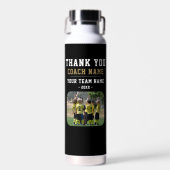 Vielen Dank Coach Team Name Foto Trinkflasche (Vorne)