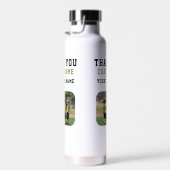 Vielen Dank Coach Team Name Foto Trinkflasche (Rechts)