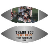 Vielen Dank Coach Team Name Silver Foto Football (Paneele)