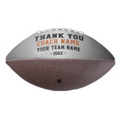 Vielen Dank Coach Team Name Silver Foto Football (Gedreht 270)
