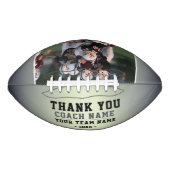 Vielen Dank Coach Team Name Silver Foto Football (Vorderseite)