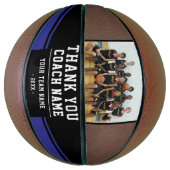 Vielen Dank Coach Team Name und Foto Basketball (Vertikal)