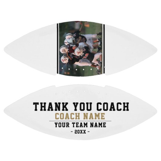 Vielen Dank, Coach Team Name und Team Foto Football (Paneele)