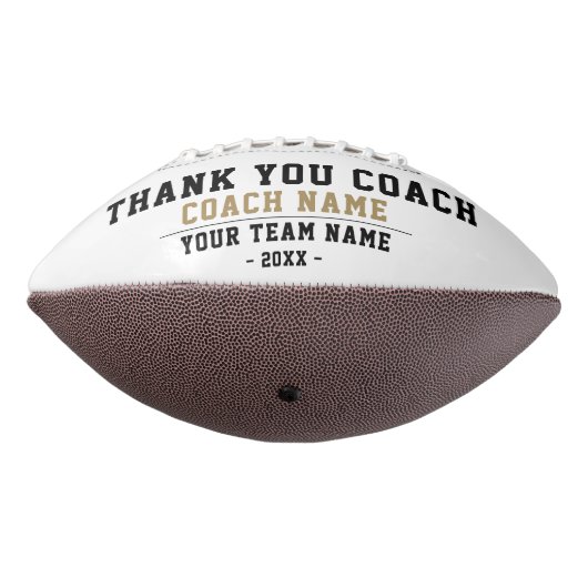 Vielen Dank, Coach Team Name und Team Foto Football (Gedreht 270)
