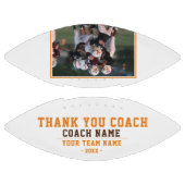 Vielen Dank Coach Team Name und Team Foto Football (Paneele)