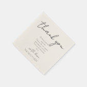 Vielen Dank Cocktail Servietten (Ecke)