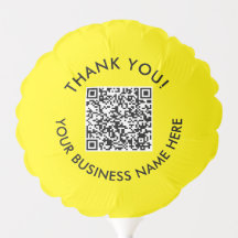 Vielen Dank Cool Neon Yellow Website QR Code Scan 