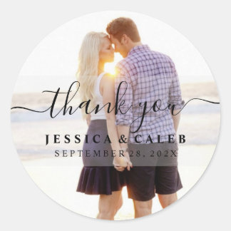 Vielen Dank, Coupels Foto Circle Sticker