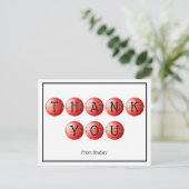 Vielen Dank Cricket Custom Personalisiert Postkarte (Stehend Vorderseite)