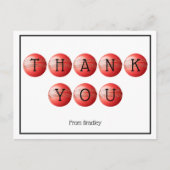 Vielen Dank Cricket Custom Personalisiert Postkarte (Vorderseite)