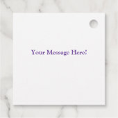 Vielen Dank, Cupcake Wertschätzung Geschenkanhänger (Rückseite)