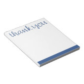 Vielen Dank Cursive Blue Notepad Notizblock (angewinkelt)