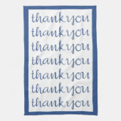 Vielen Dank Cursive Blue Teetücher Geschirrtuch (Vertikal)