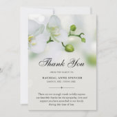 Vielen Dank Custom Beerdigung Foto Beileid Gkurze Dankeskarte (Vorderseite)