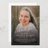 Vielen Dank Custom Foto Beerdigung Beileid Trauer Dankeskarte (Vorne/Hinten)