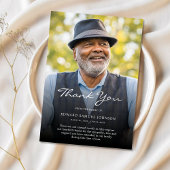 Vielen Dank Custom Funerty Foto Beileid Tribut Dankeskarte