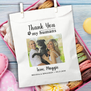 Vielen Dank Custom Pet Foto Hunde Leckerei Hochzei Geschenktütchen